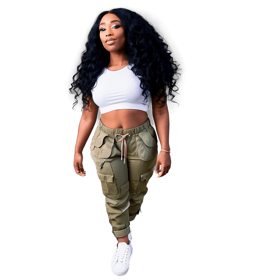 SZA Casual Outfit PNG 34