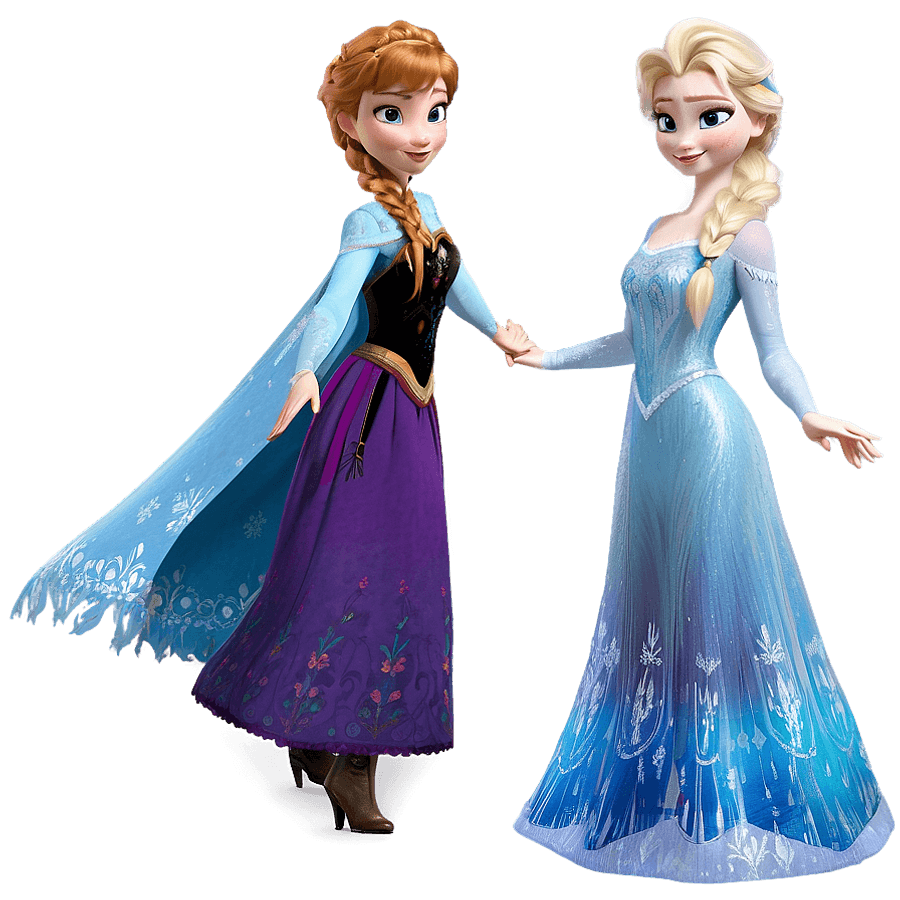Anna and Elsa Frozen PNG imt