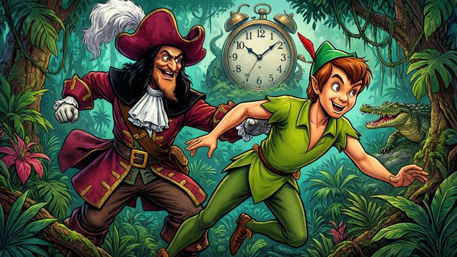 Escape from Captain Hook Wallpaper