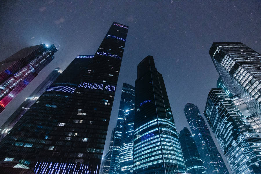 Estéticanocturna: Luces en altos edificios