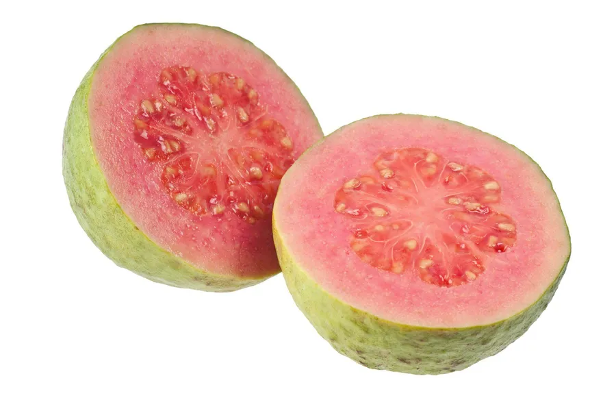 Fresh Guava Split in Two