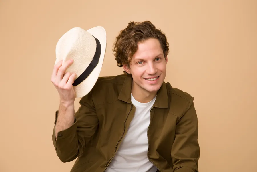 Male Pose Fedora Hat