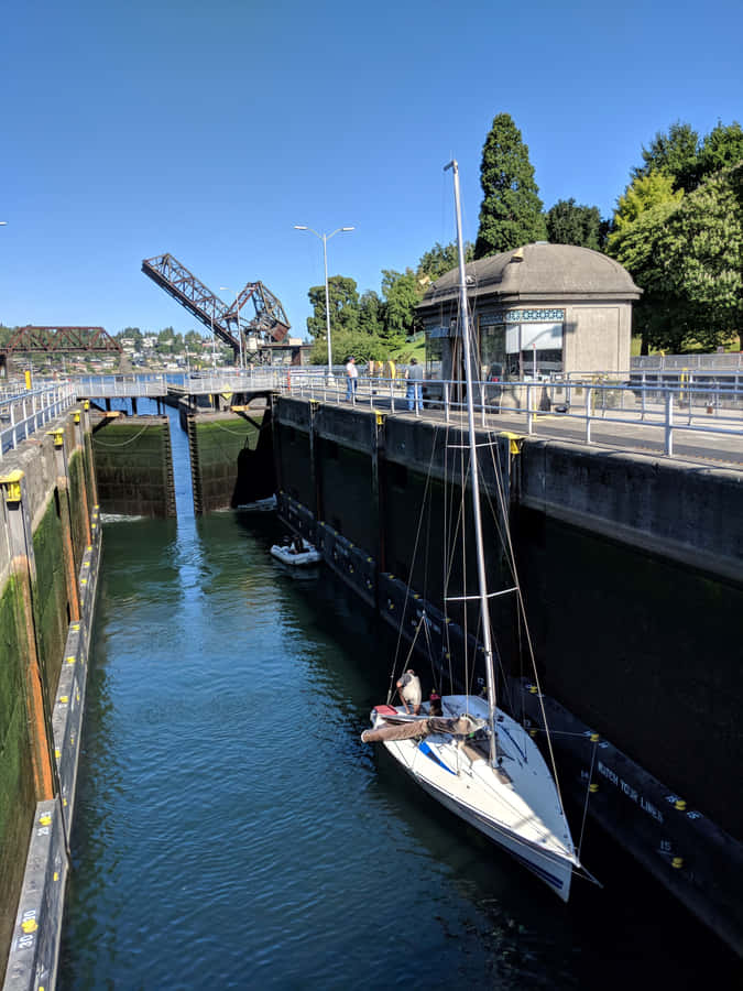 Passaggio della Vela ai Ballard Locks