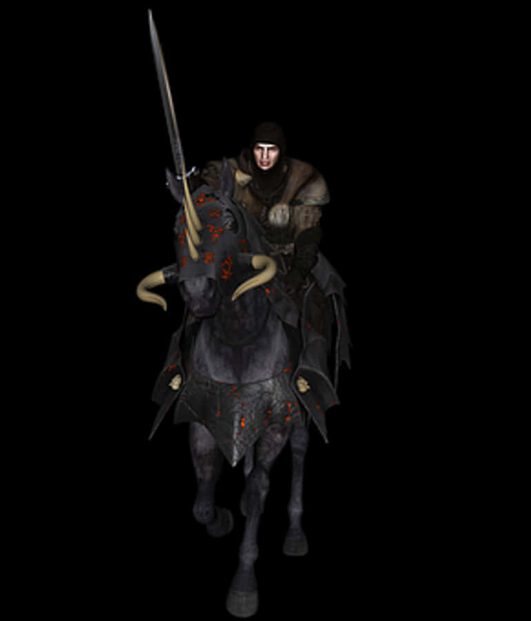 Medieval Knighton Horseback