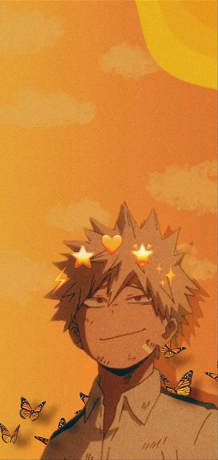 Orange Aesthetic Background
