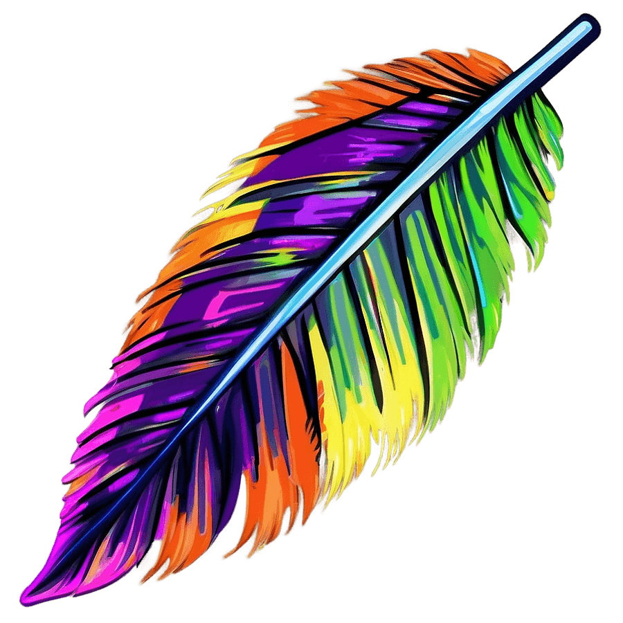 Feather Outline PNG iid