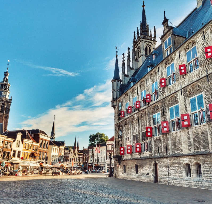 Municipio Storico di Gouda nei Paesi Bassi