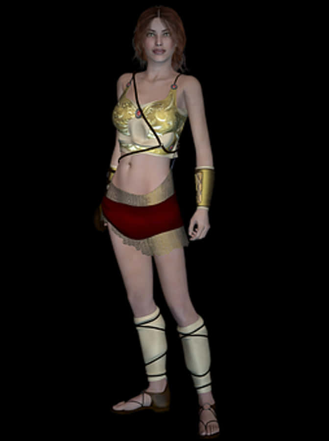 Fantasy Character Costume3 D Model