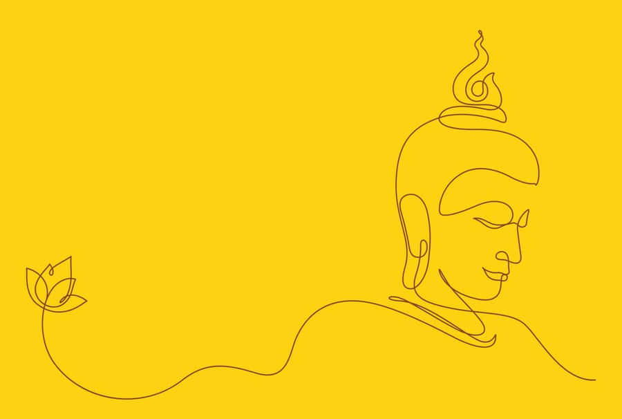 Œuvre Minimaliste de Bouddha