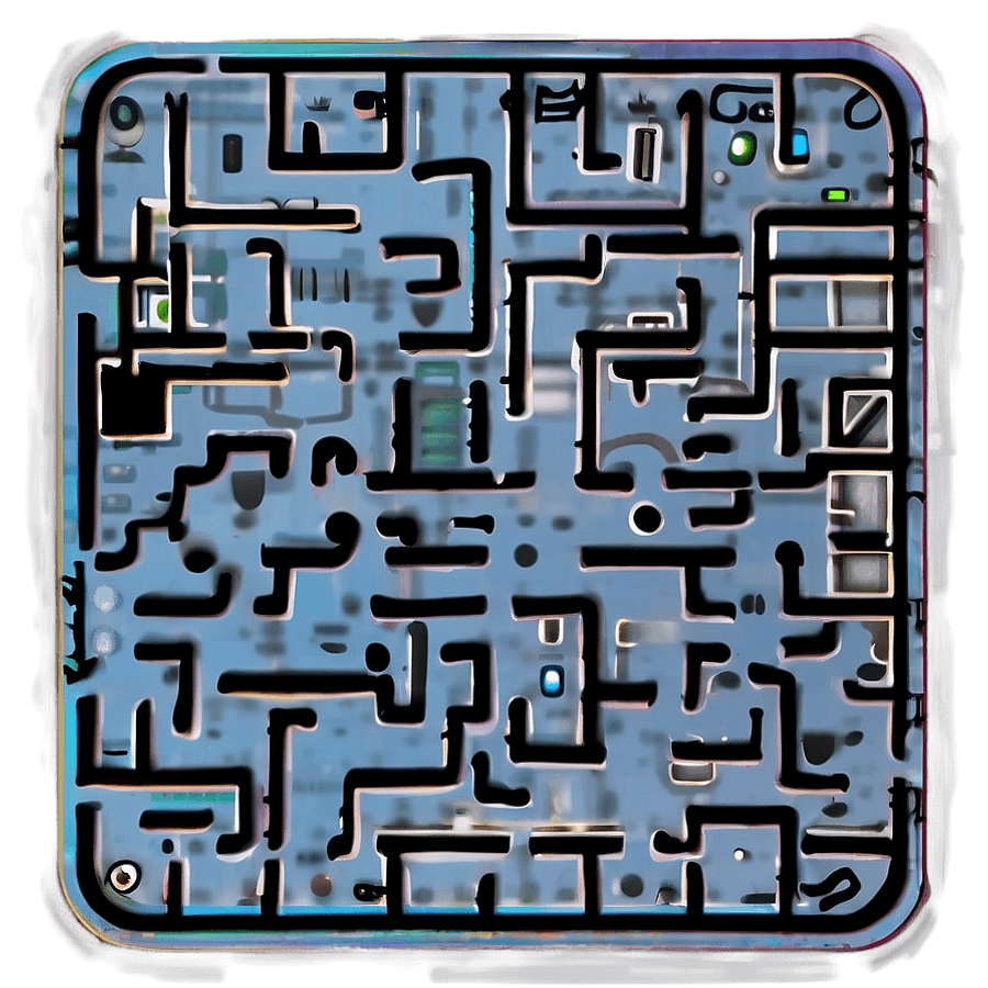 Space Station Maze PNG mdo28