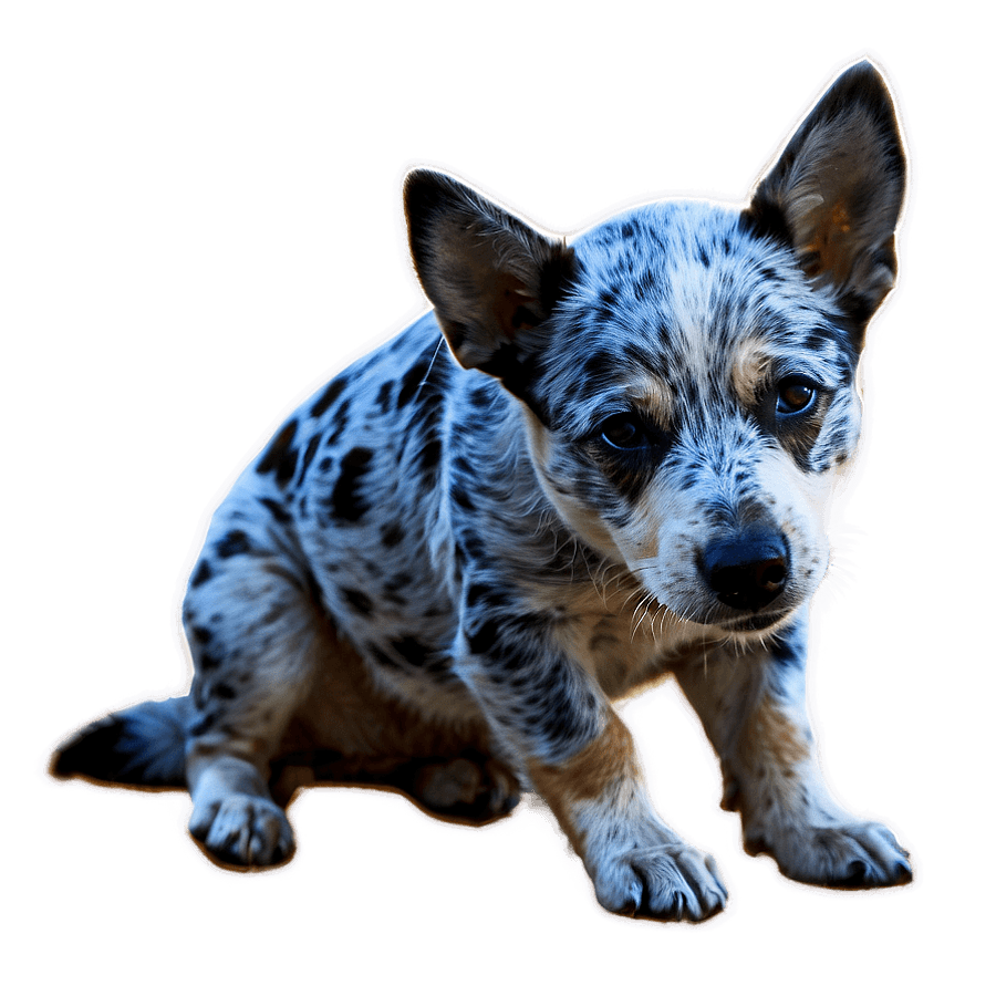 Friendly Blue Heeler PNG 89