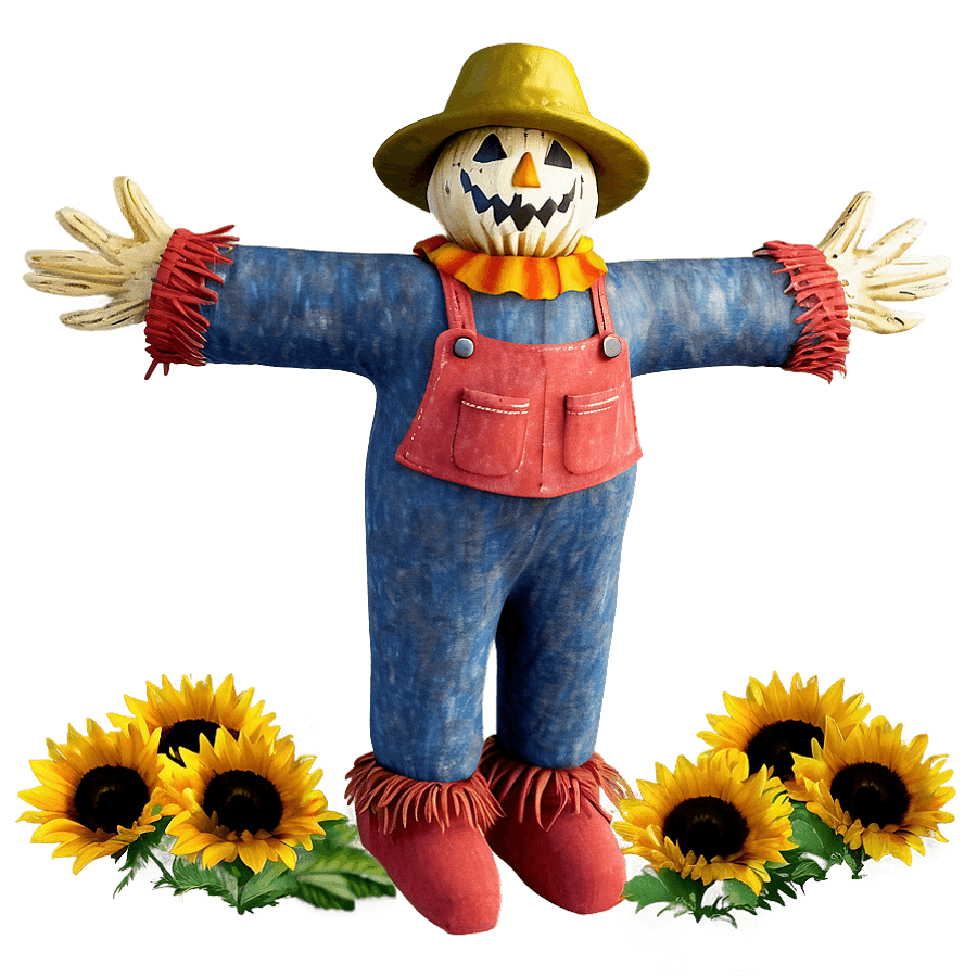 Colorful Scarecrow PNG 91