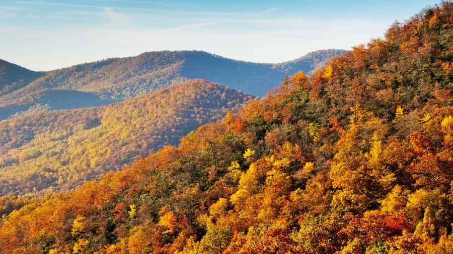 AtemberaubenderBlick auf die Blue Ridge Mountains