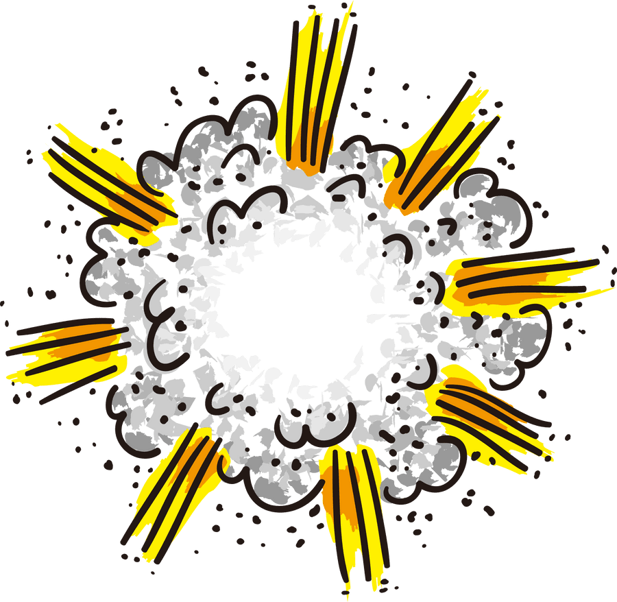 Explosive Comic Cloud