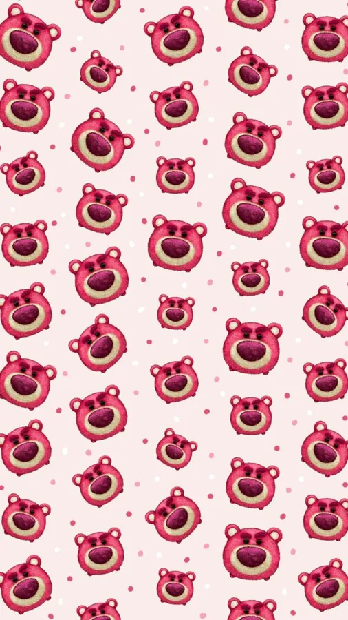 Angry Mini Lotso Pattern wallpaper