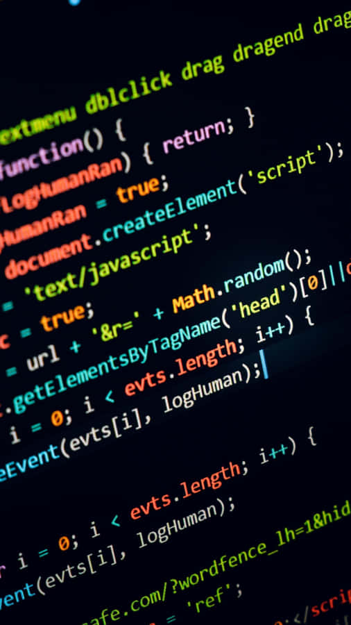 Extrait de Code Java Script Gros Plan