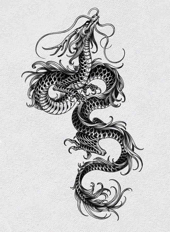 Download Extraordinary Japanese Dragon Tattoo Wallpaper | Wallpapers.com