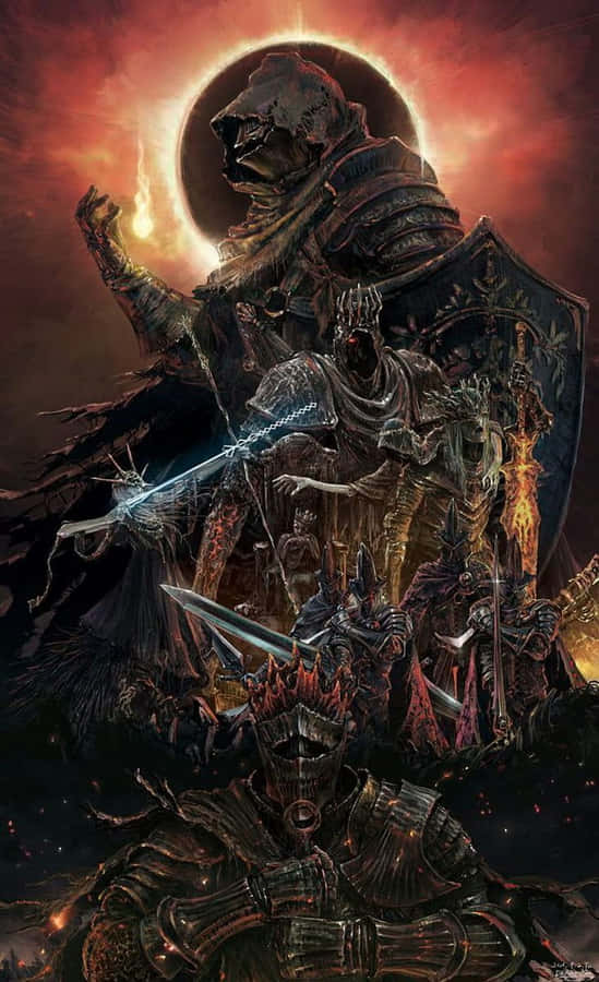 Eclipse_ Armored_ Figures_ Dark_ Souls_ Art