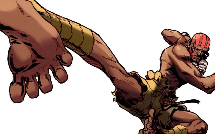 Ataque de Alongamento do Dhalsim de Street Fighter