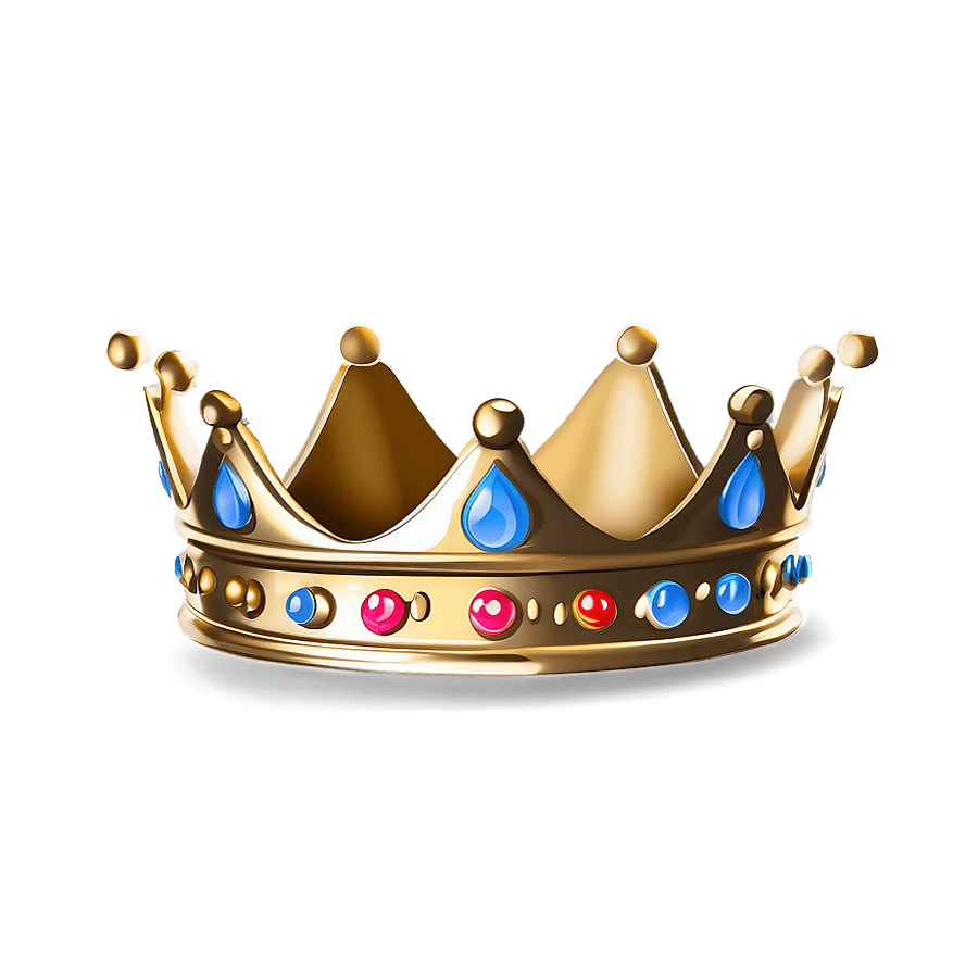 Gold Crown Icon PNG 15