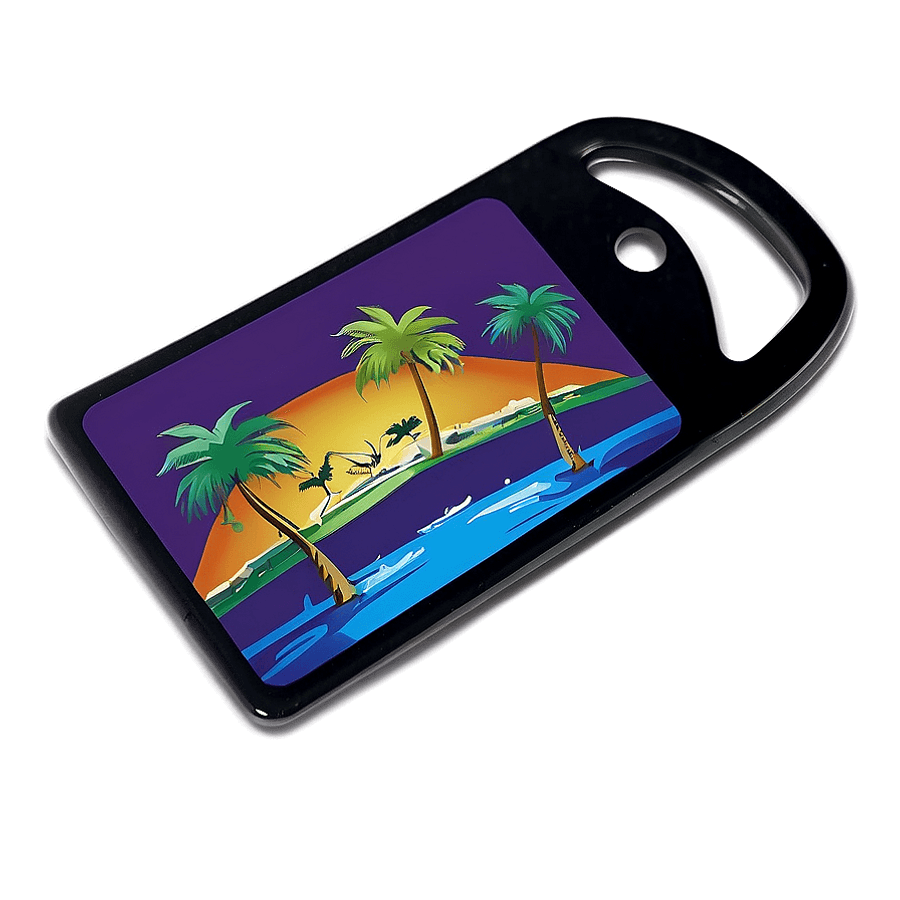 Tropical Luggage Tag PNG 06292024