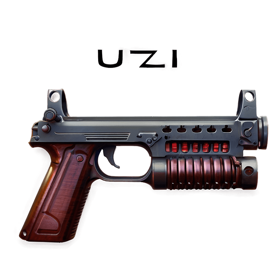 Custom Uzi Design PNG 05242024