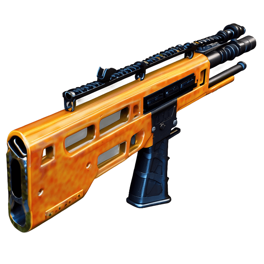 Sci-Fi Machine Gun Render PNG 4