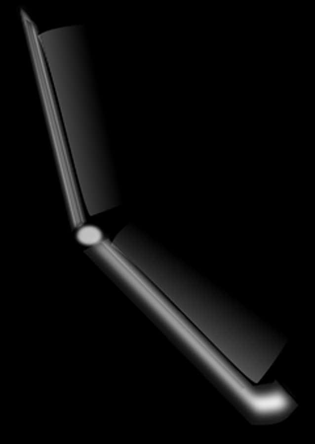 Side View Modern Laptop