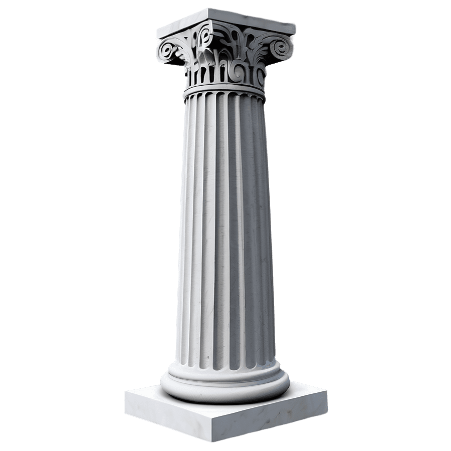 Antique Greek Column PNG ucy35