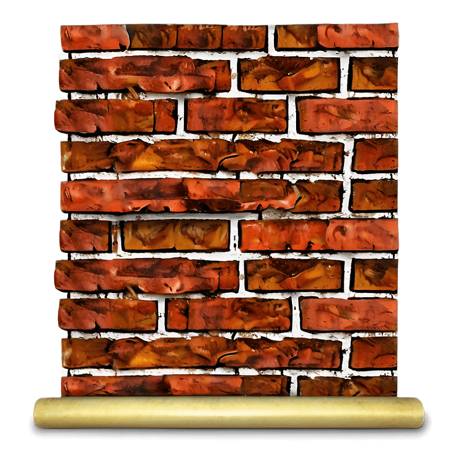 Brick Wall Panel Effect PNG vwa