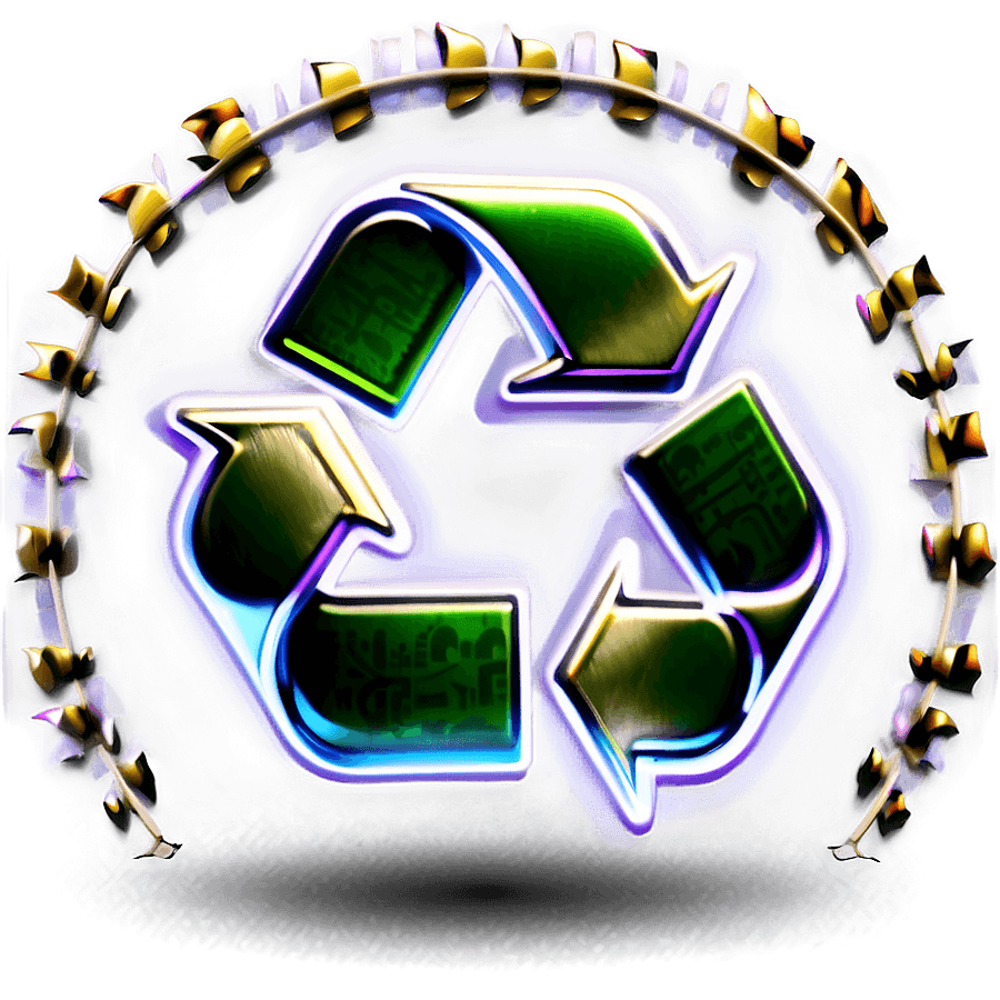 Elegant Recycle Logo PNG 78