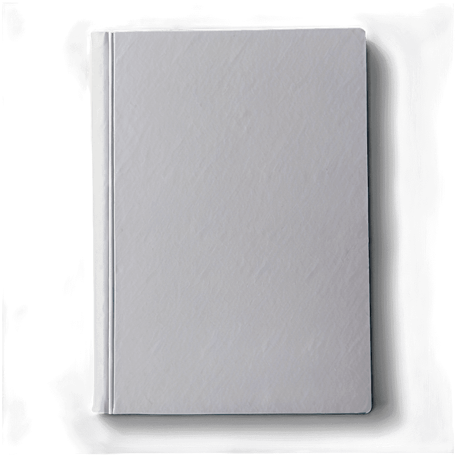 Blank Book Front Cover PNG vjt5