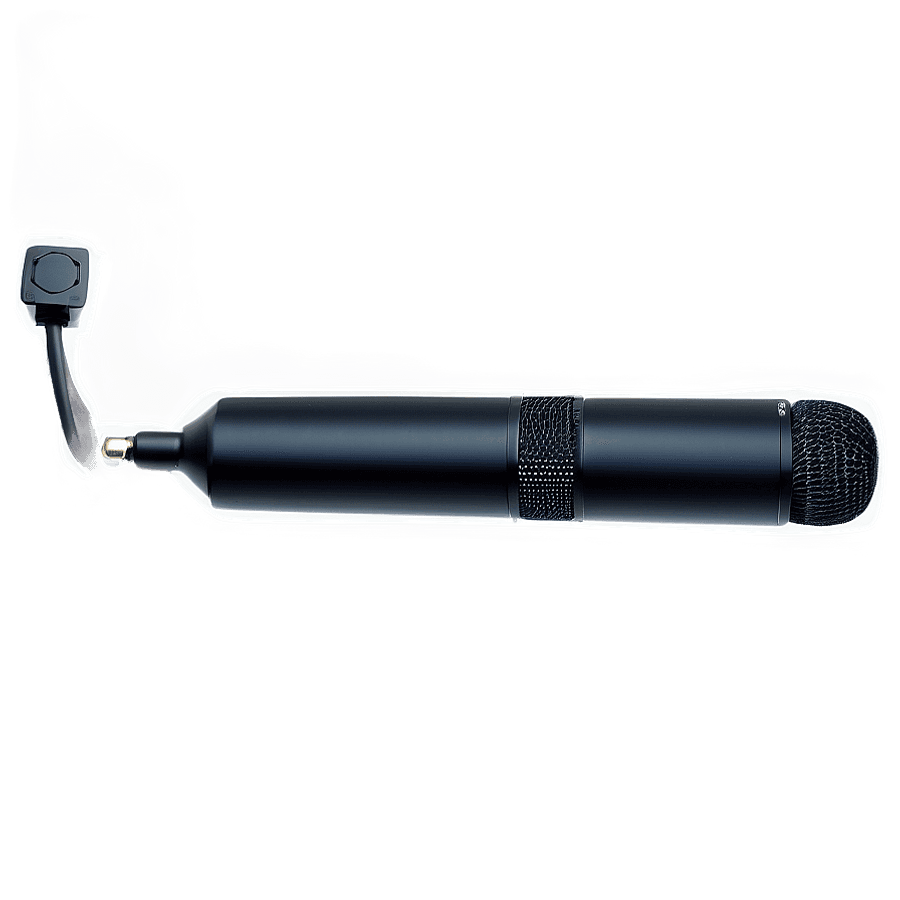 Black Boom Mic PNG ujm