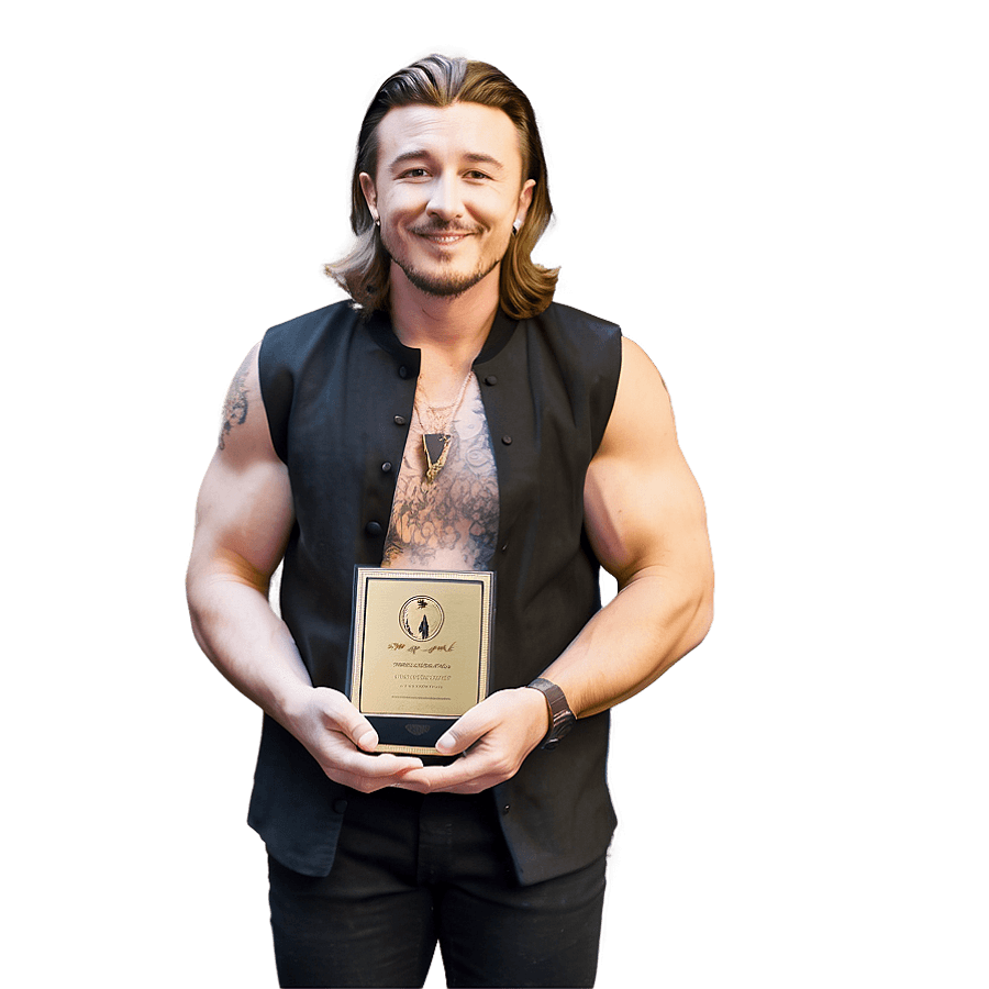 Morgan Wallen Award Moment PNG ycl