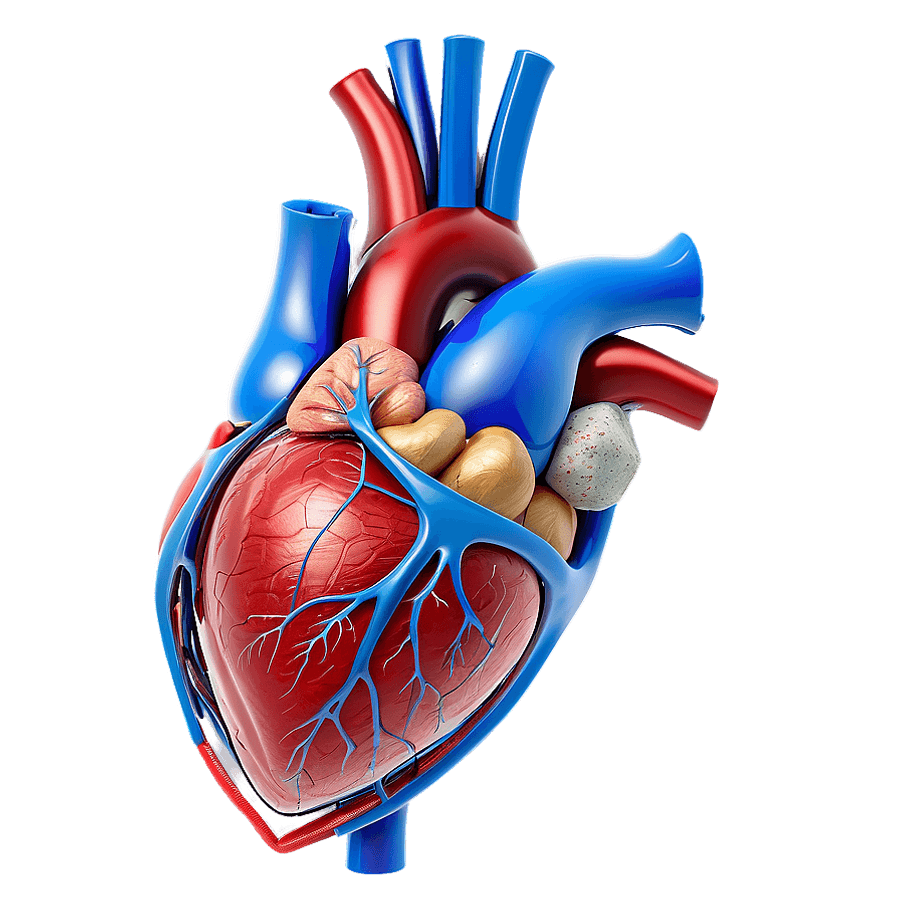 Real Heart Anatomy PNG cxb14