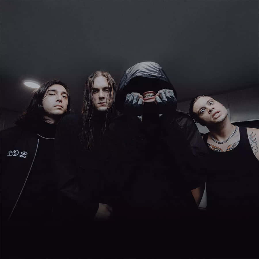 Bad Omens Band Dunkler Hintergrund