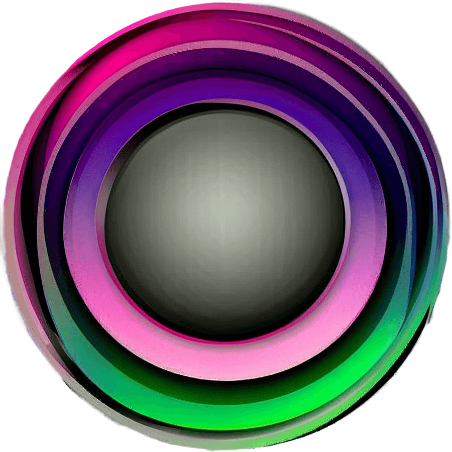 Radial Gradient Pattern PNG 06292024