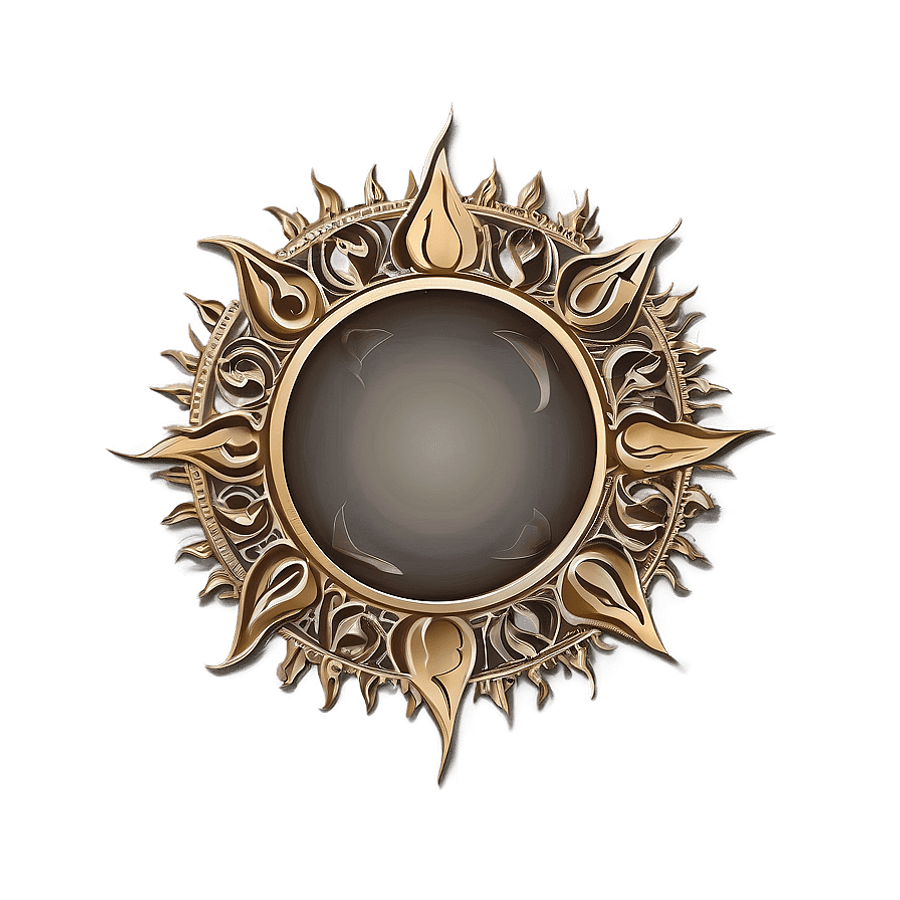 Vintage Sun Icon PNG vpq