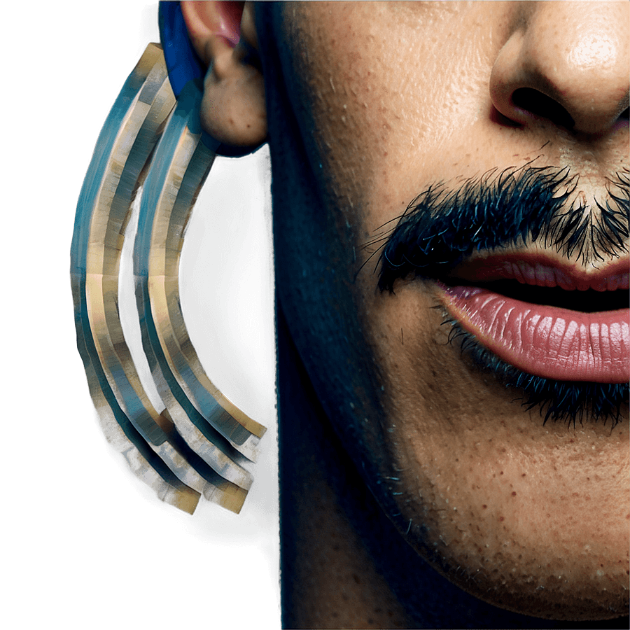 Circle Goatee Design PNG amu