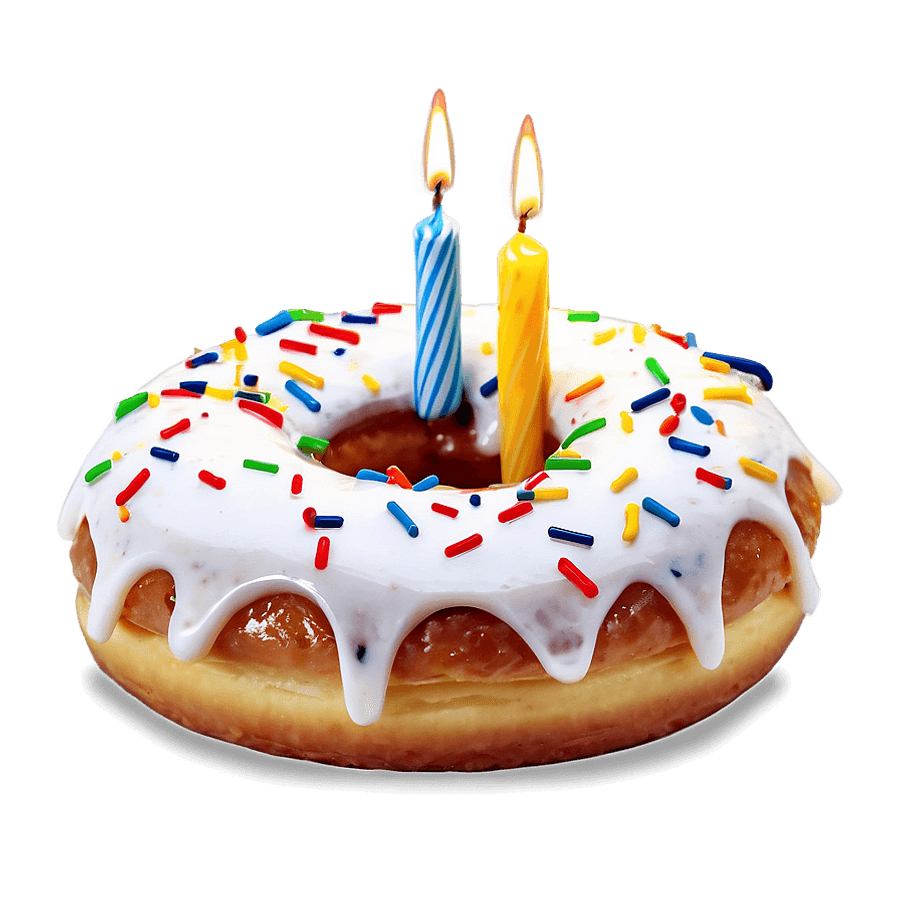 Birthday Cake Donuts PNG gor