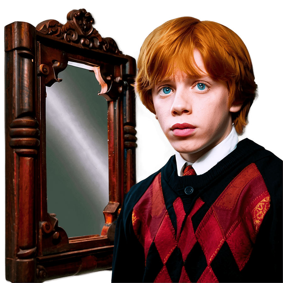 Ron Weasley and the Mirror of Erised PNG drj72