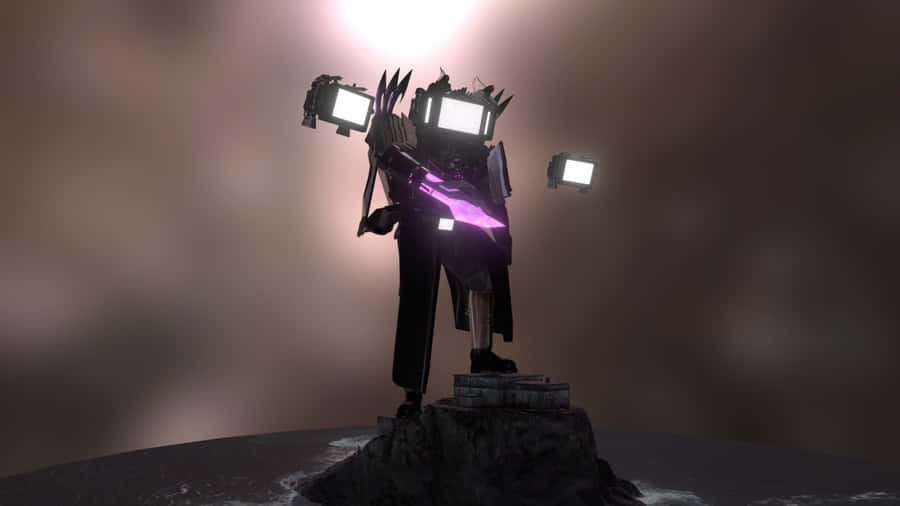 Mysterisk Titan Fjernsyn Manipulator