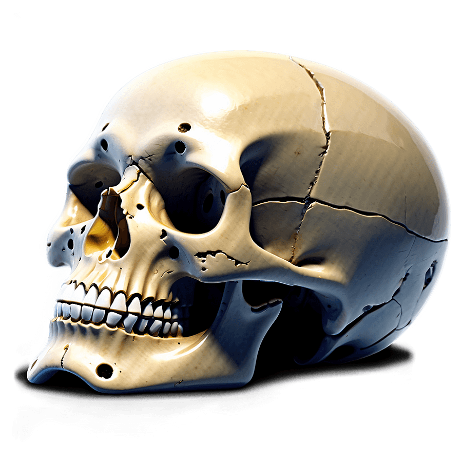 Mystic Spinning Skull PNG trs61