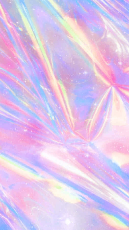 Enforbløffende spiralende visuel effekt af en holografisk baggrund.