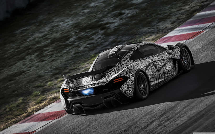Følkraften og hastigheden fra en Cool Mclaren.