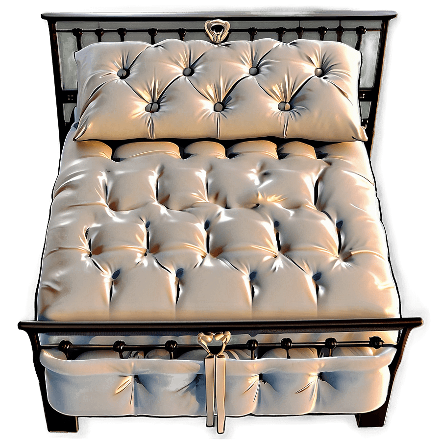 Double Bed for Guest Room PNG cfp