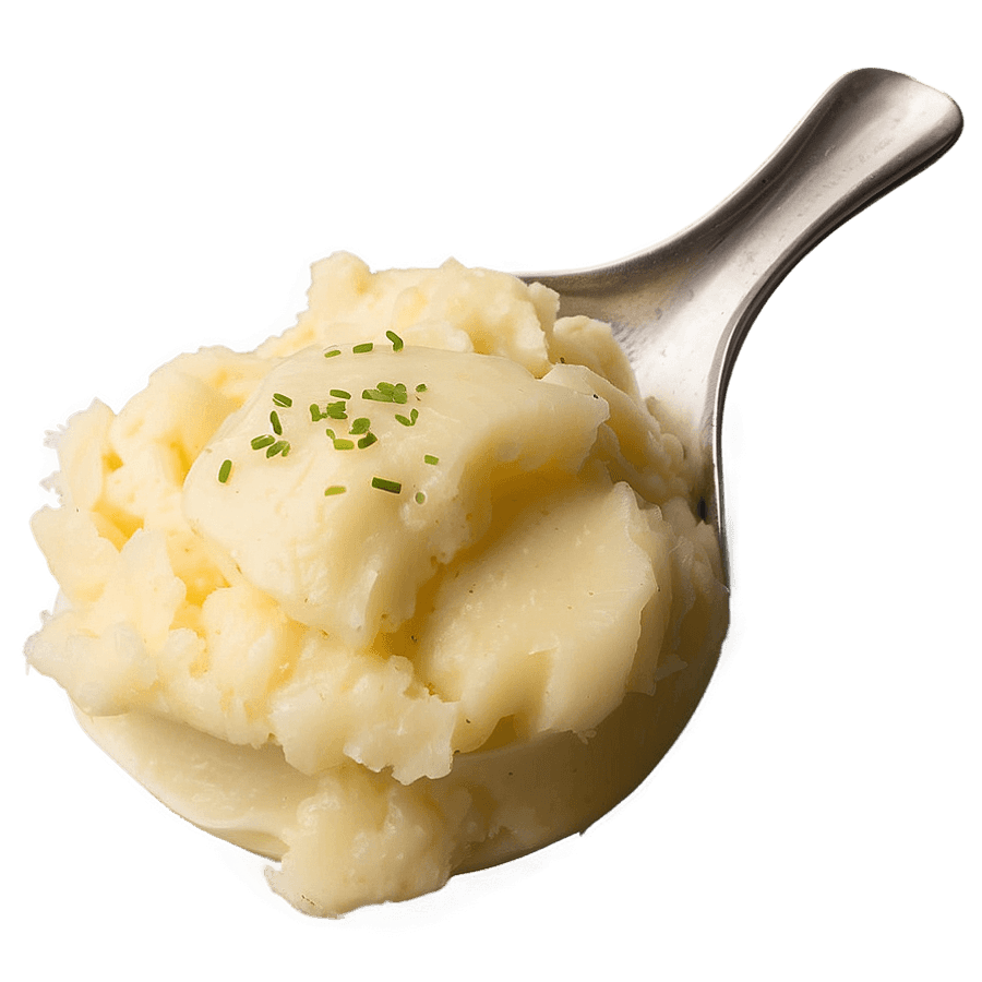 Mashed Potatoes with Chicken Broth PNG 96