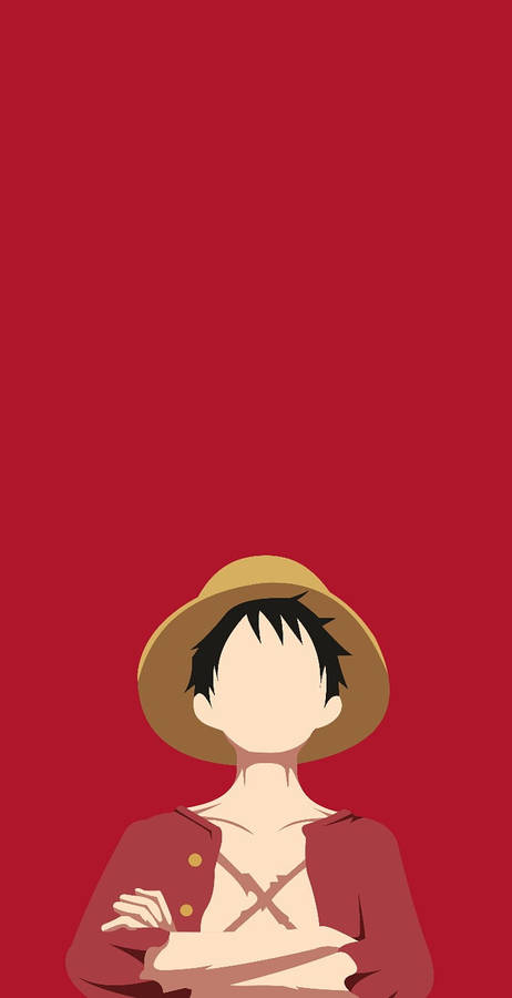 Download Faceless Luffy Anime Profile Wallpaper | Wallpapers.com