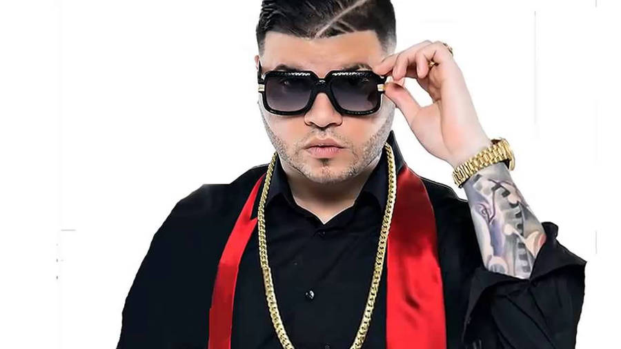 Download Farruko With A Red Sash Wallpaper | Wallpapers.com