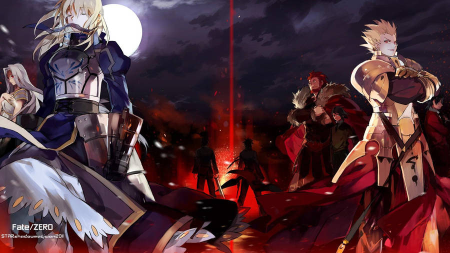 Download Fate Stay Night Wallpaper Hd Background T Wallpaper Wallpapers Com